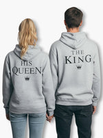 King and Queen Couple Hoodies