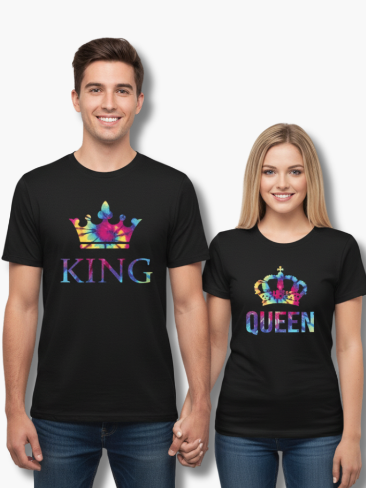 King and Queen Couple T-shirts