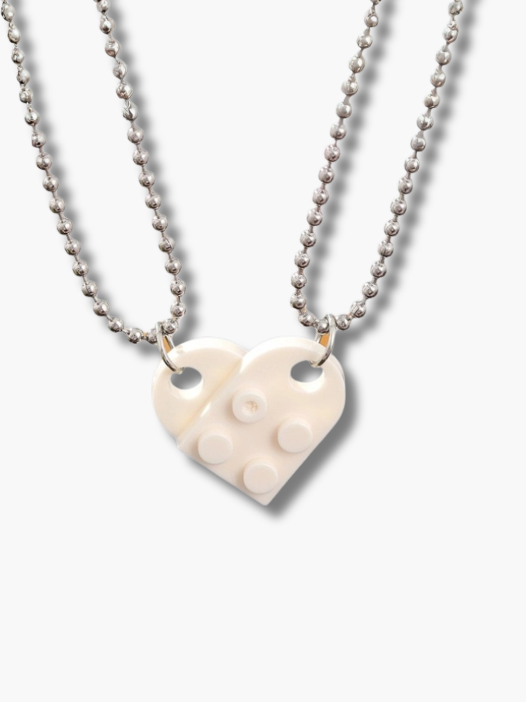 Lego Couple Necklace