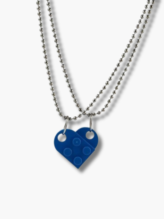 Lego Couple Necklace