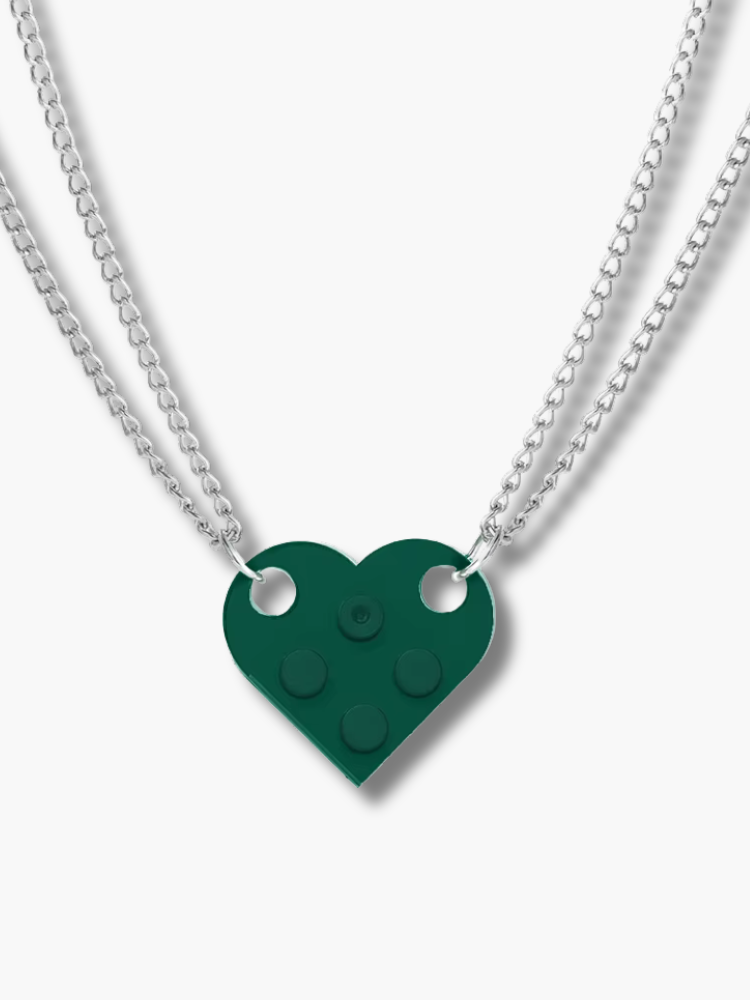 Lego Couple Necklace