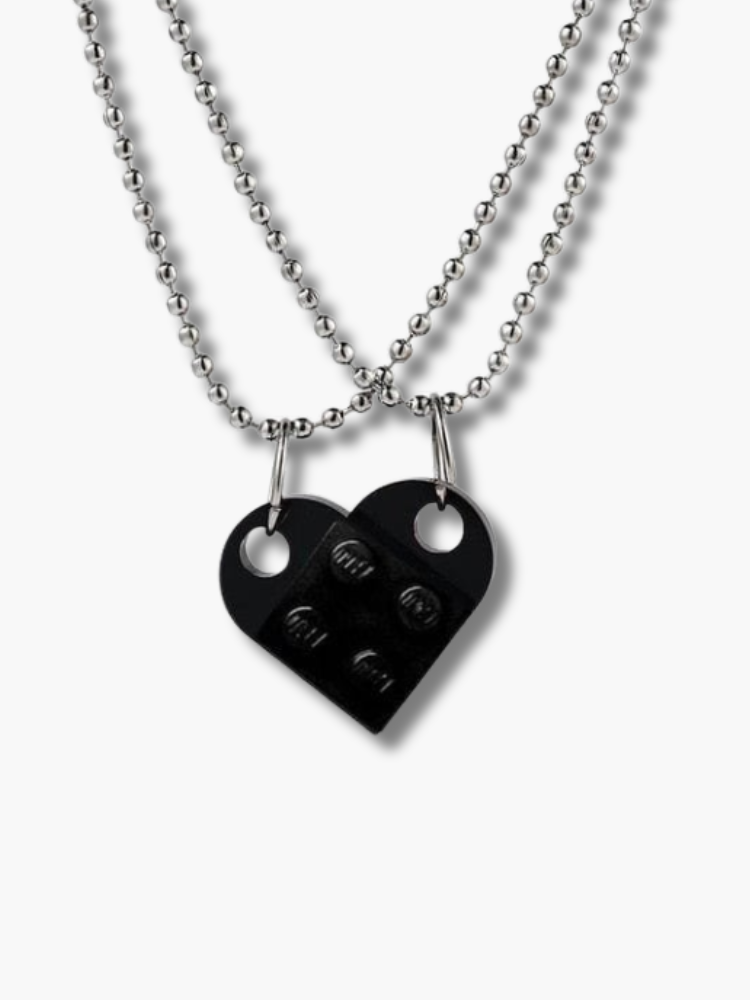 Lego Couple Necklace