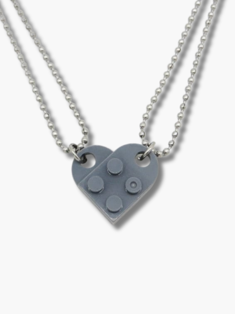 Lego Couple Necklace