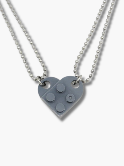 Lego Couple Necklace