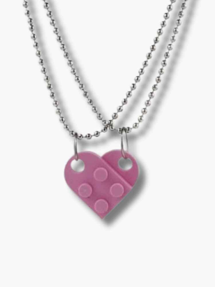 Lego Couple Necklace