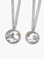 Little Prince Fox Couple Necklace