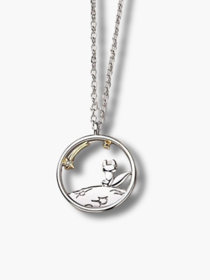 Little Prince Fox Couple Necklace