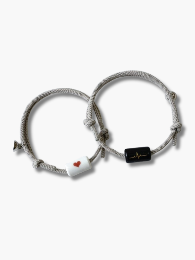 Long Distance Couple Bracelets