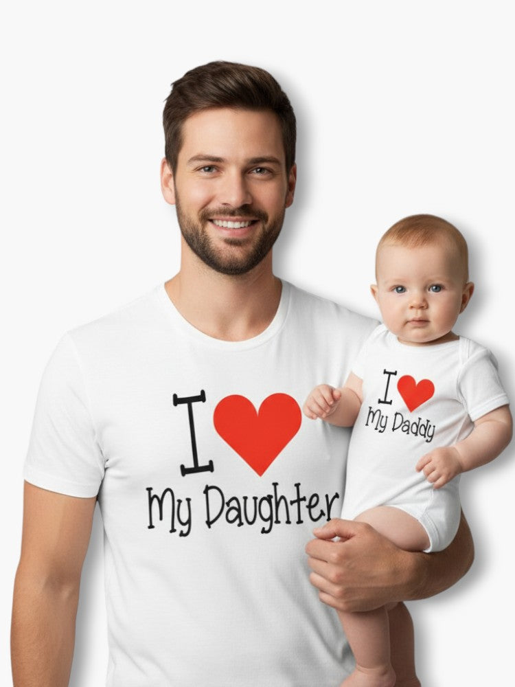 Love Daddy and Daughter T-shirt