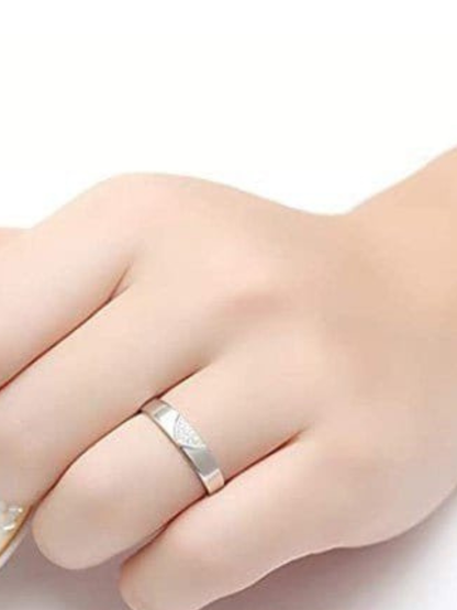 Lover Couple Rings Silver