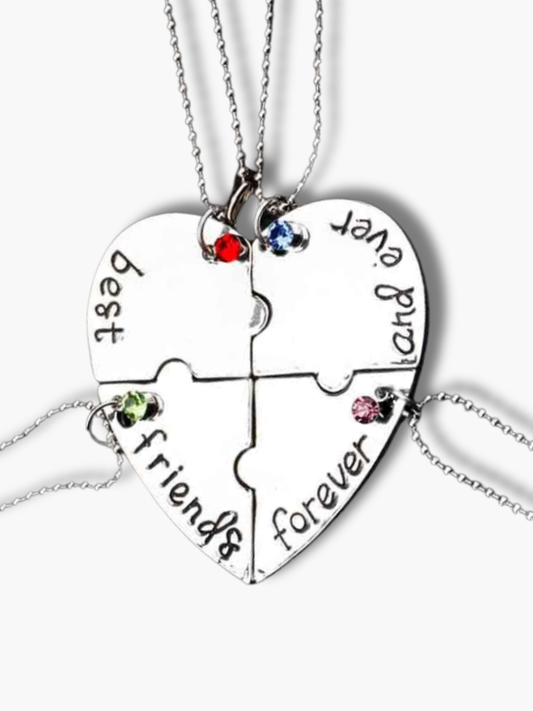 Magnetic Best Friend Heart Necklace