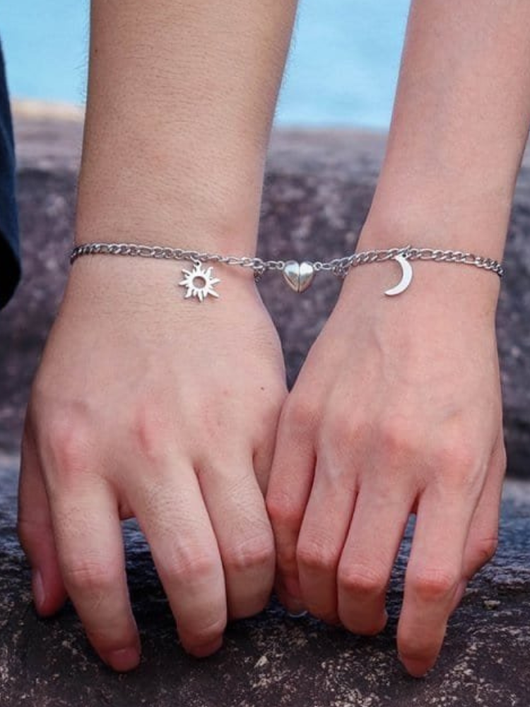Magnetic Bracelets Set for Couples