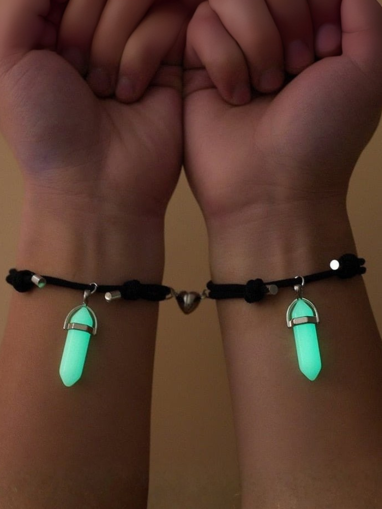 Magnetic Heart Bracelet for Couples