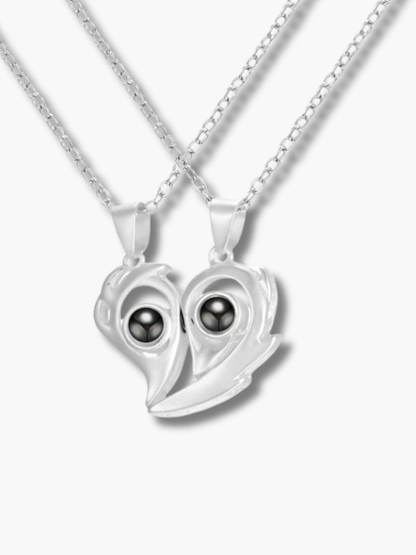 Magnetic Heart Couple Necklace