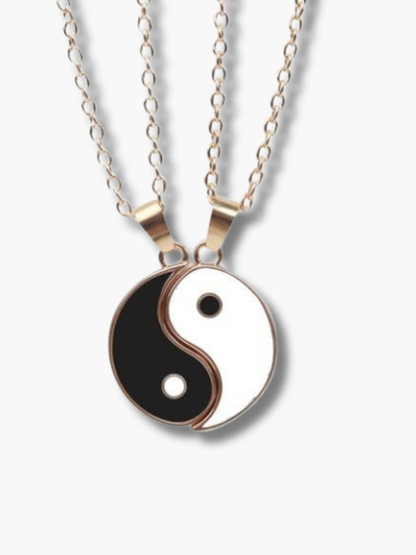 Magnetic Yin Yang Necklaces for Couples