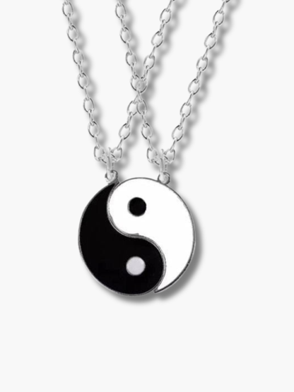 Magnetic Yin Yang Necklaces for Couples