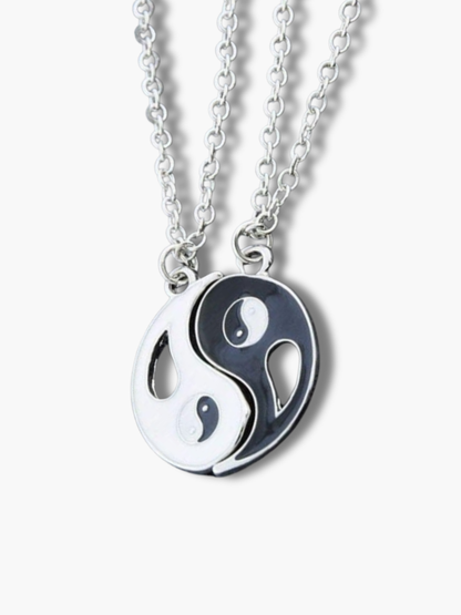 Magnetic Yin Yang Necklaces for Couples