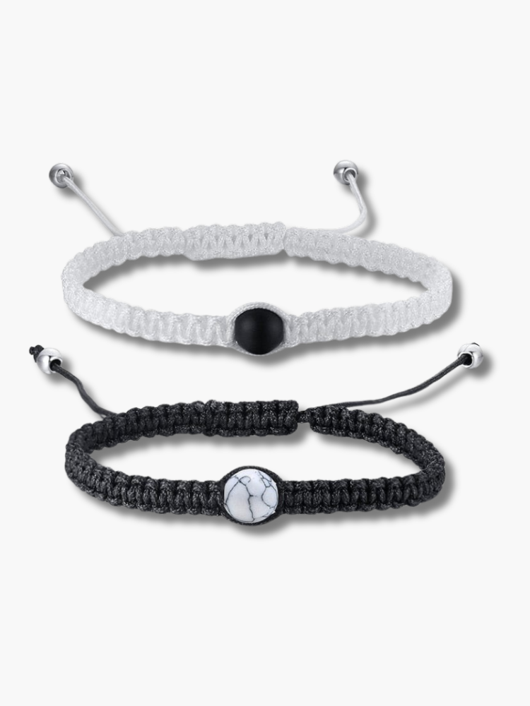 Matching Beaded Bracelets for Couples