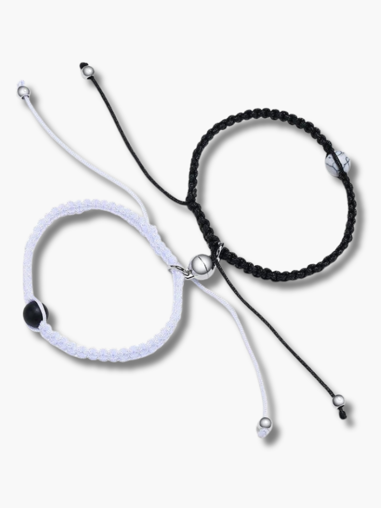 Matching Beaded Bracelets for Couples