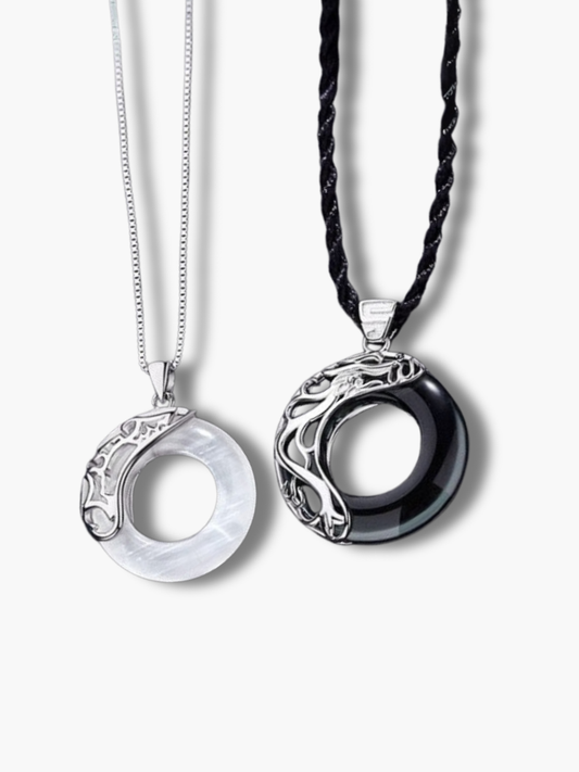 Matching Chinese Couples Necklaces