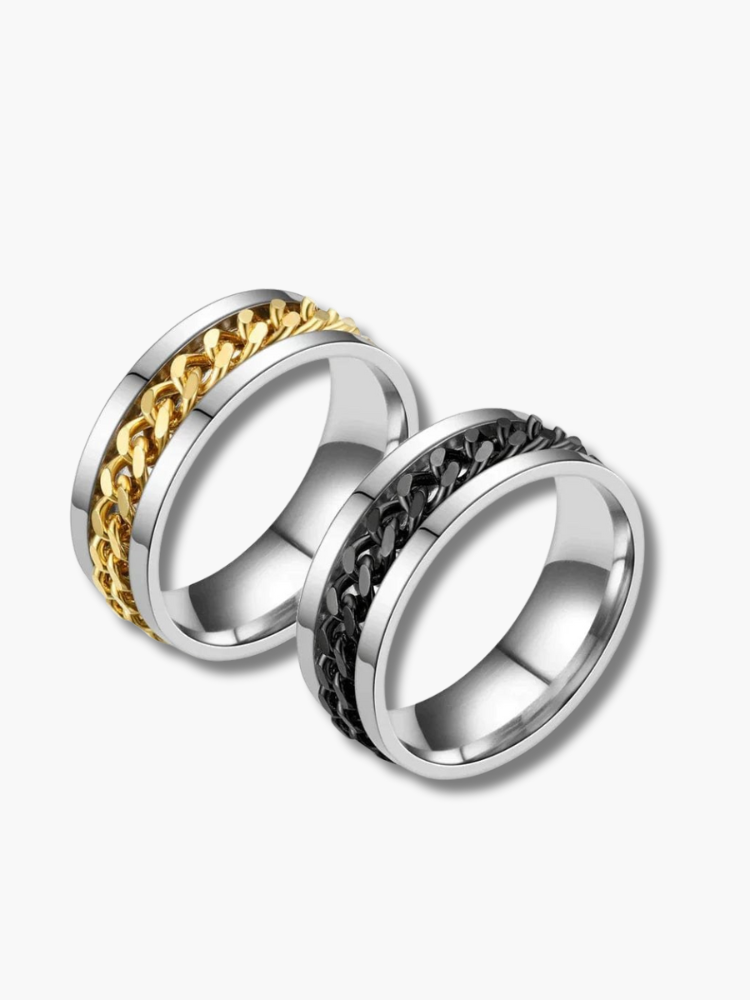 Matching Couple Promise Rings