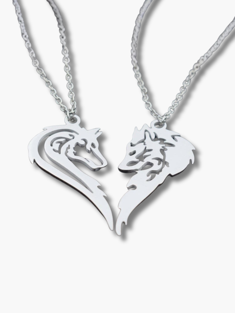 Matching Heart Necklaces