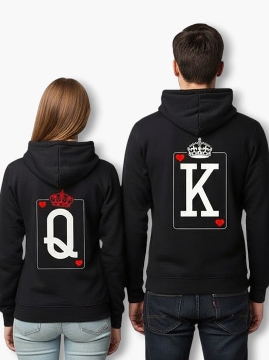 Matching King & Queen Hoodies for Couples