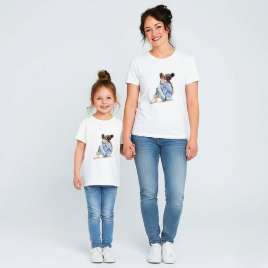 Matching Mom and Daughter T-shirts