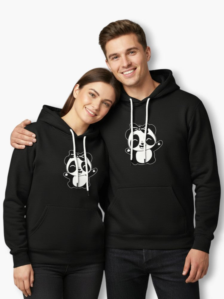 Matching Panda Hoodies for Couples