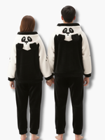 Matching Panda Onesies for Couples