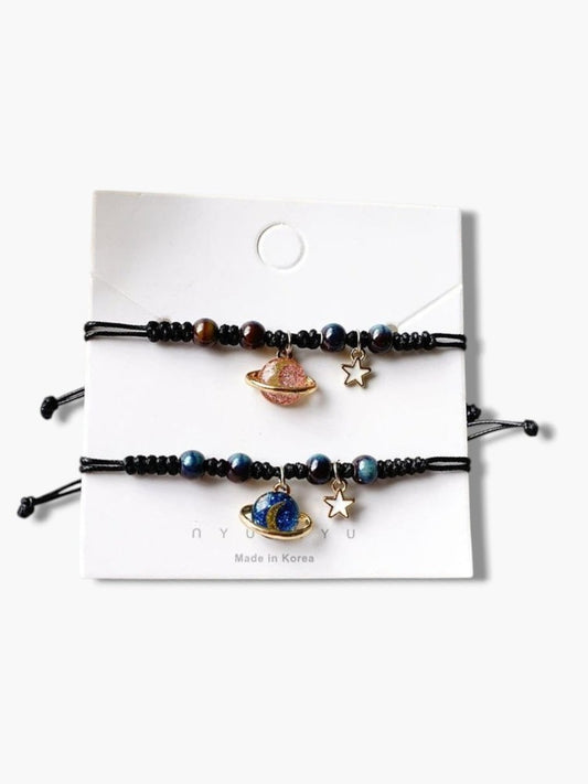 Matching Planets Bracelets for Couples
