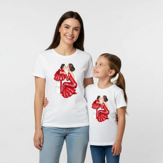Matching Shirts for Mom and Daughter