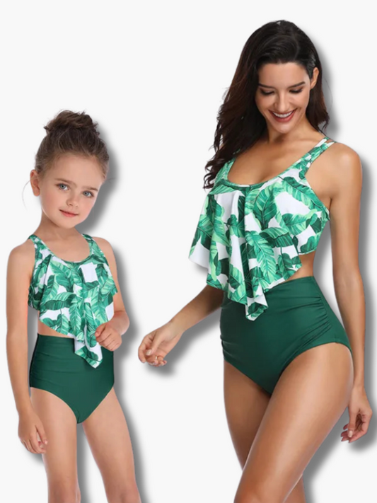 Matching Swimsuits Mom and Daughter