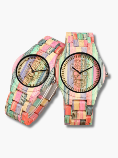 Mexican Calavera Couple Watch