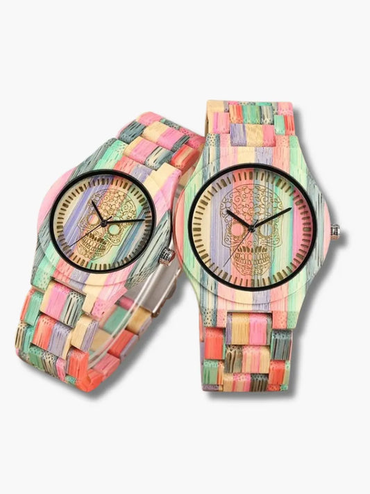 Mexican Calavera Couple Watch Bis