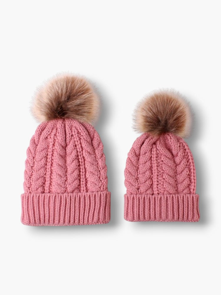 Mom Daughter Beanies
