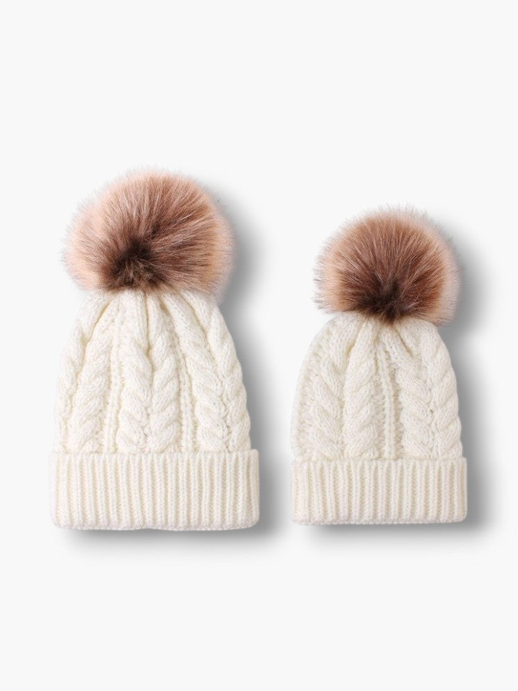 Mom Daughter Beanies
