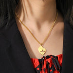 Mom and Daughter Heart Necklace