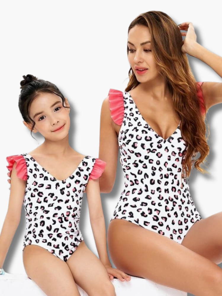 Mommy and Me Flamingo Swimsuit