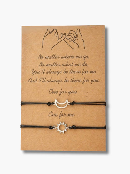 Moon & Sun Couple Bracelet