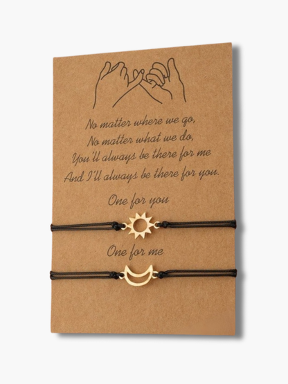 Moon & Sun Couple Bracelet