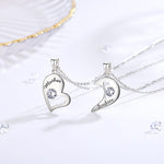 Mother and Daughter Linked Together Necklace