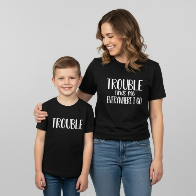 Mother and Son Matching T-shirts
