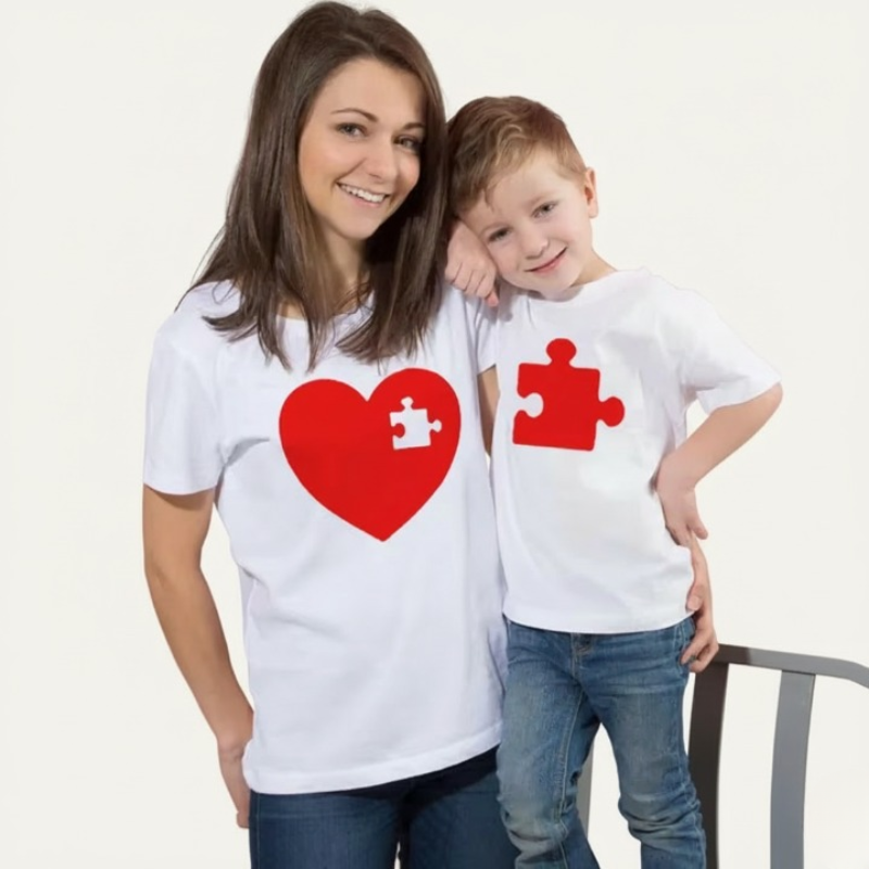 Mother and Son Valentines T-shirts