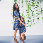 Mum and Daughter Matching Floral Dresses