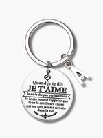 Personalised Couples Initial Keyring