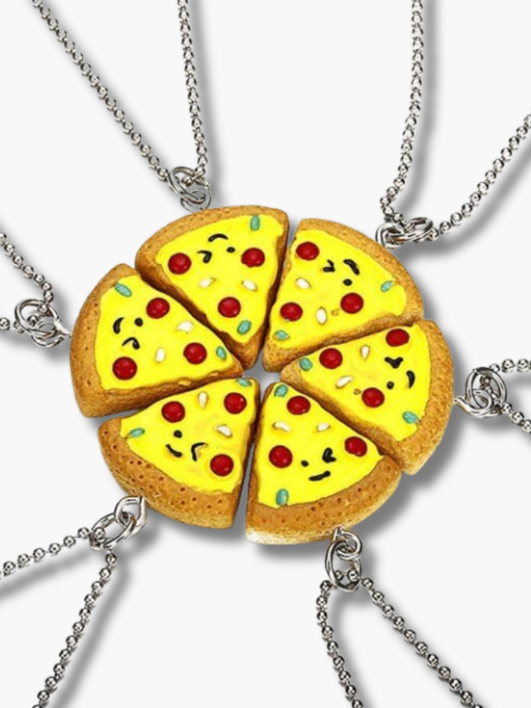 Pizza Slice Best Friend Necklaces