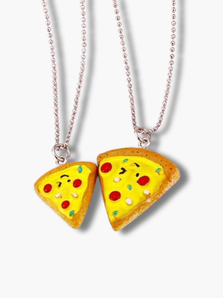 Pizza Slice Best Friend Necklaces