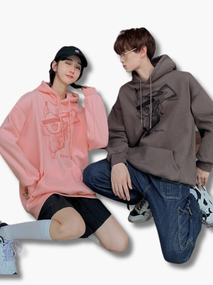 Pokemon Couple Hoodies