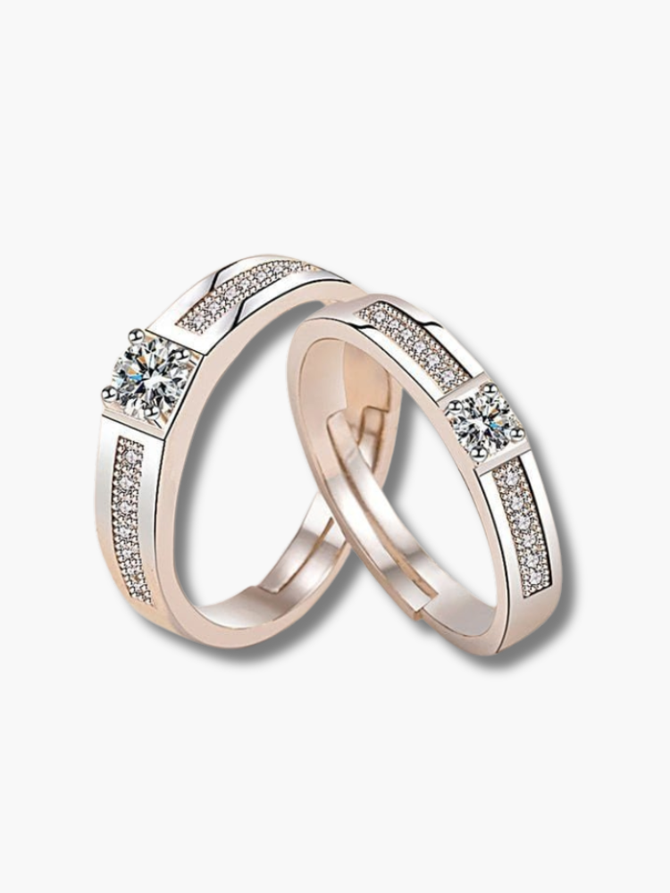 Promise Rings for Couples Silver